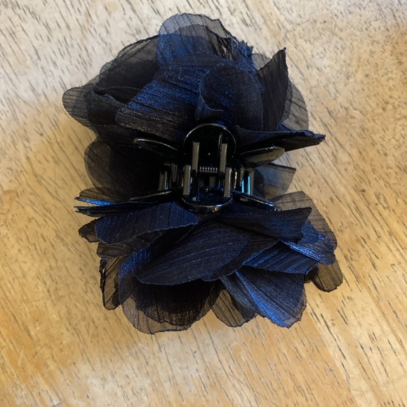 Chiffon Rosette Hair Claw - Picture 2 of 4